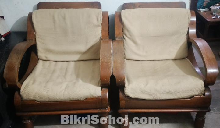 সলিড সেগুন কাঠের সোফা সেট বিক্রি হবে